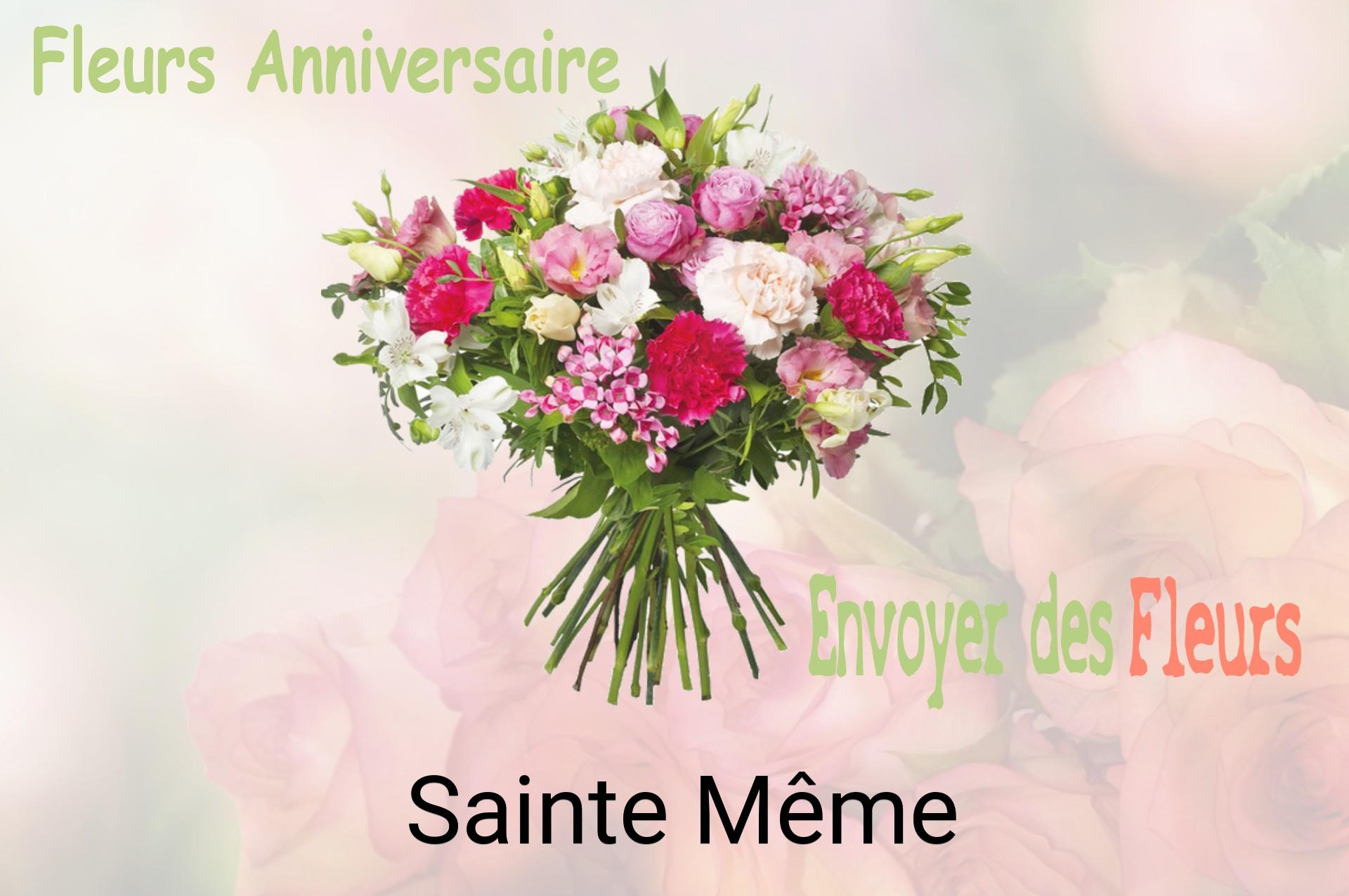 Bouquet de fleurs d’anniversaire livré à Sainte-Même