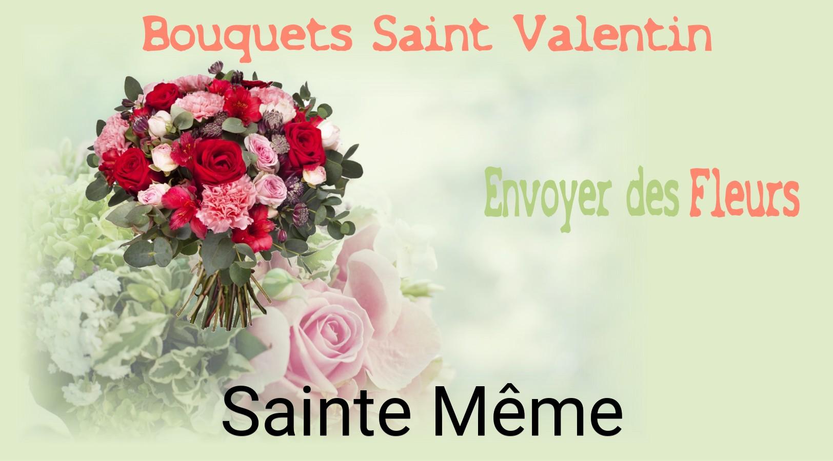 Roses de Saint-Valentin livrées à Sainte-Même